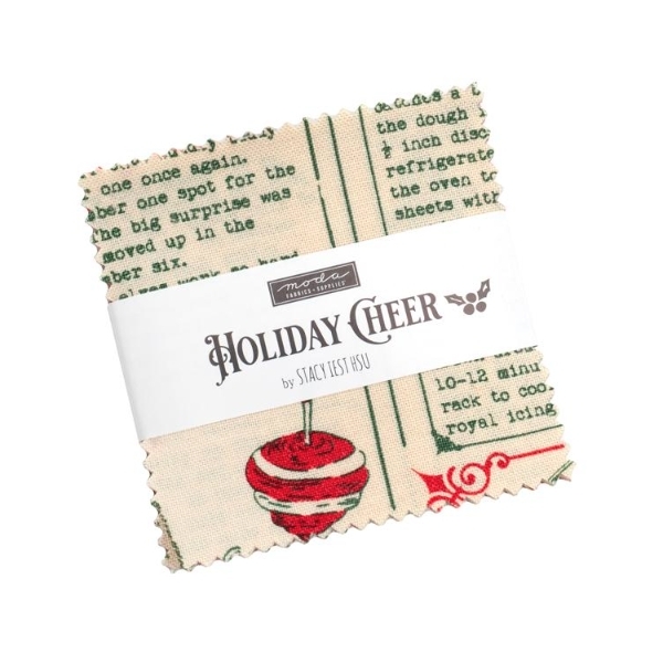 Holiday Cheer Mini Charm Pack by Stacy Iest Hsu for Moda Fabrics