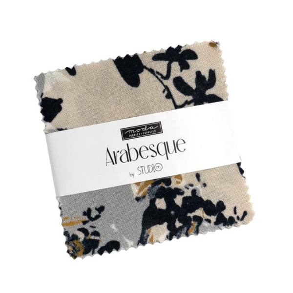 Arabesque Mini Charm Pack by Studio M for Moda Fabrics
