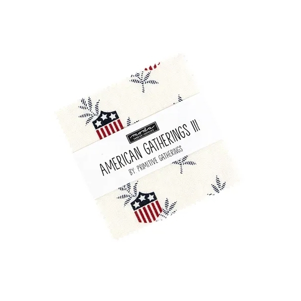 American Gatherings III Mini Charm Pack by Primitive Gatherings for Moda Fabrics
