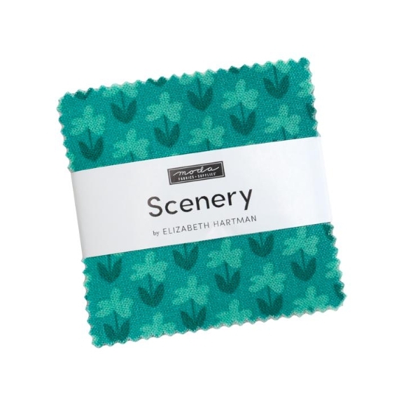 Scenery Mini Charm Pack by Elizabeth Hartman for Moda Fabrics