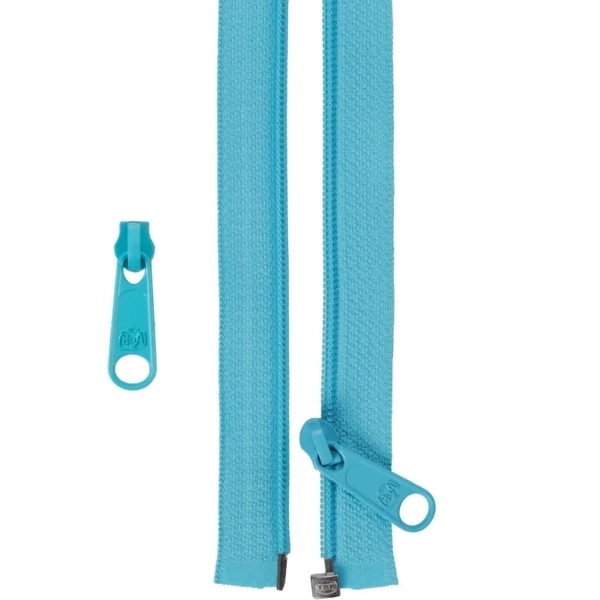 Separating Zipper and Extra Slide in Parrot Blue from ByAnnie