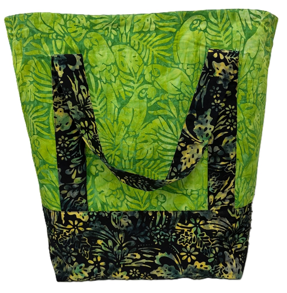 Paradise Parrots Lime Grocery Bag Kit