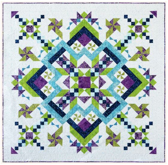 Over and Under Quilt Kit from Island Batik