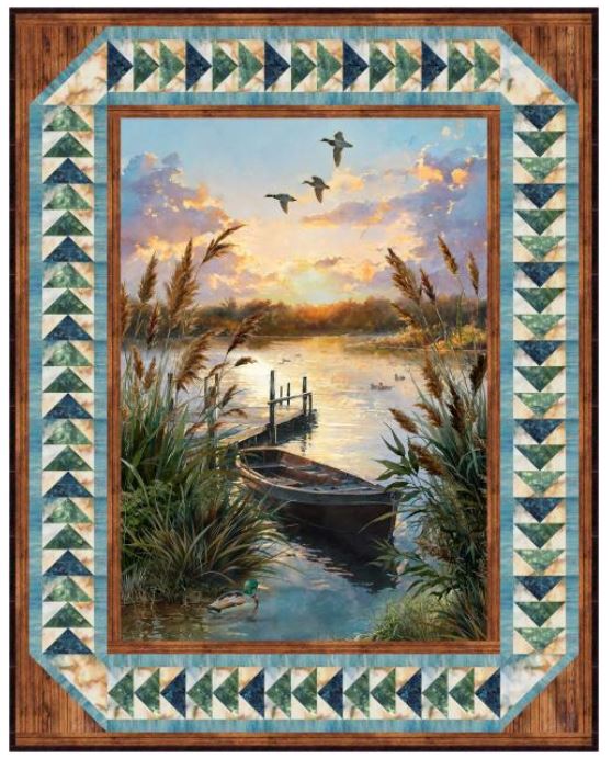 Leipsic River Quilt by Hoffman
