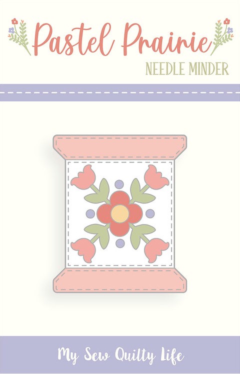 Pastel Prairie Spool Needle Minder from My Sew Quilty Life