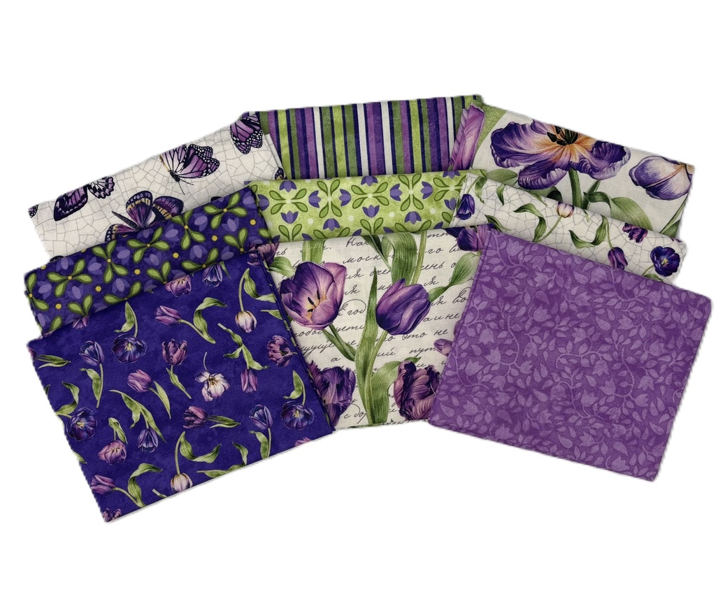 Tulip Garden Fat Quarter Bundle from Northcott