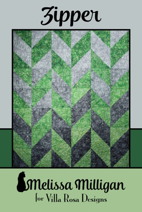 Zipper Quilt Pattern by Melissa Milligan for Villa Rosa Designs