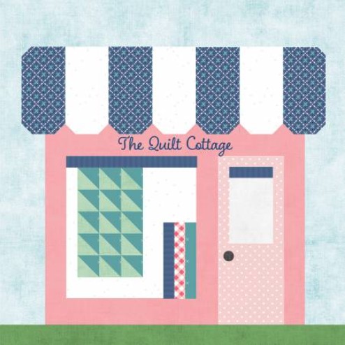 Our Town The Quilt Cottage March Kit of the Month by Beverly McCullough for Riley Blake Designs