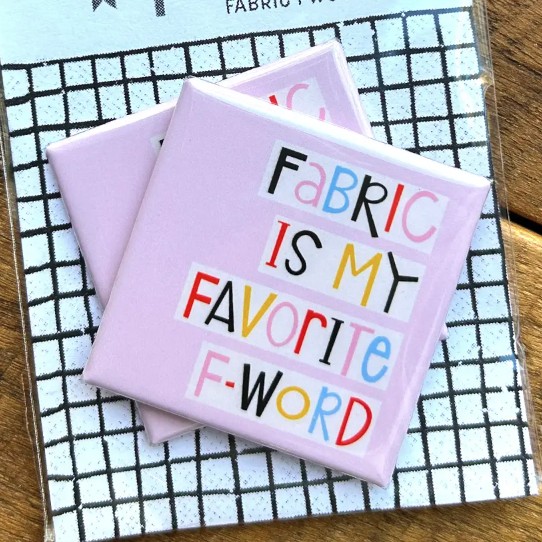 Fabric is My Favorite Magnet from Kati Cupcake