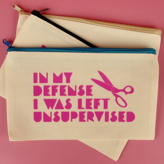 Unsupervised Zipper Pouch from Kati Cupcake