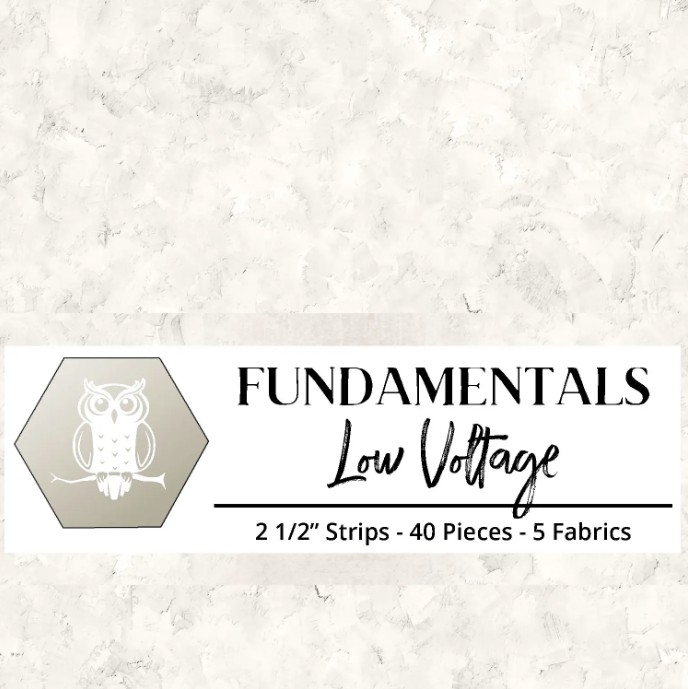 Fundamentals Low Voltage Stamp from White Owl Textiles