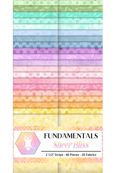 Fundamentals Sheer Bliss Strip Pack from White Owl Textiles