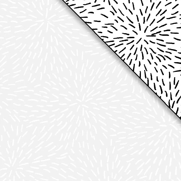 Ramblings 11 Starbursts White on White from P&B Textiles