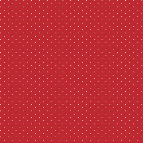 Aunt Grace Goes Bold Pin Dot Red from Marcus Fabrics