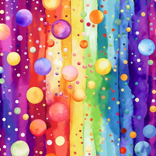 Bubble Pops 108" Wideback Multi from Blank Quilting