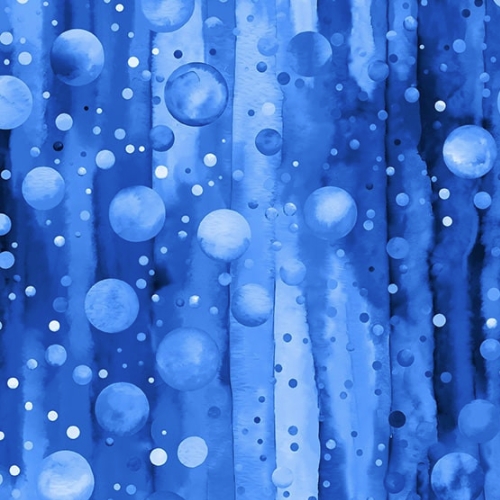 Bubble Pops 108" Wideback Blue from Blank Quilting