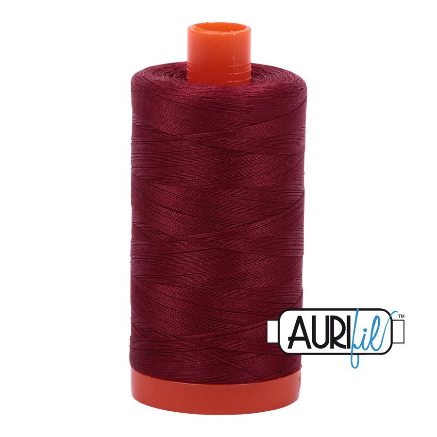 Aurifil 50 Wt. Thread - Dark Carmine Red 2460