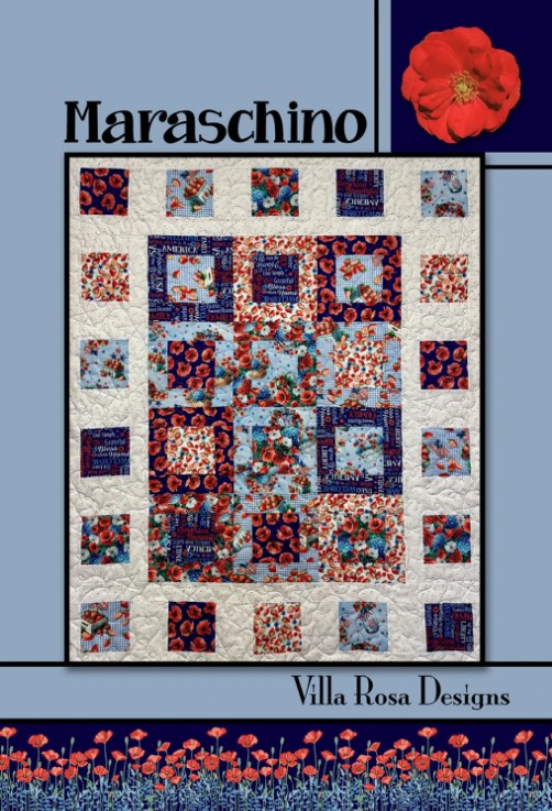 Maraschino Quilt Pattern by Pat Fryer for Villa Rosa Designs