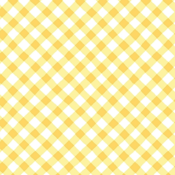 Sippin' On Sunshine Bias Gingham Yellow by Kimberbell for Maywood Studio