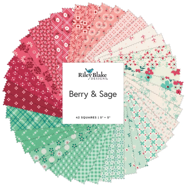 Berry & Sage 5" Stacker by Lori Holt for Riley Blake