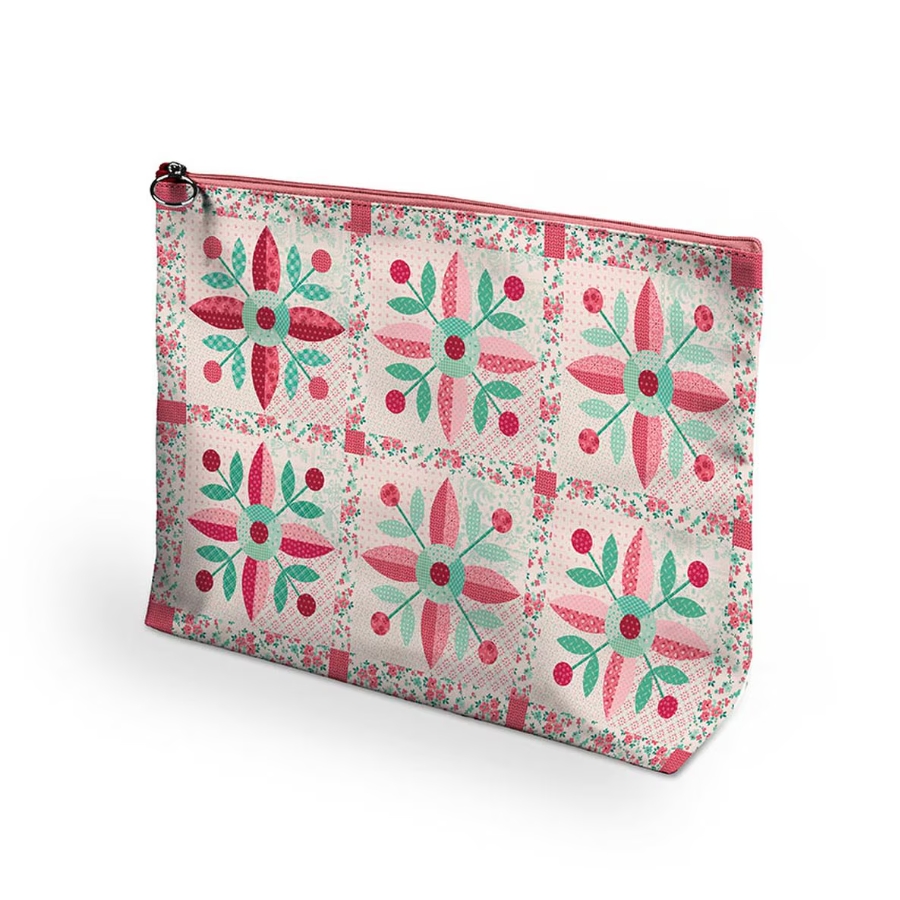 Lori Holt Berry & Sage Vinyl Project Bag