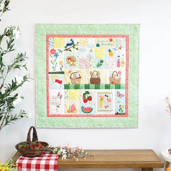 Sippin' On Sunshine Embroidery Designs and Pattern Instructions from Kimberbell Designs