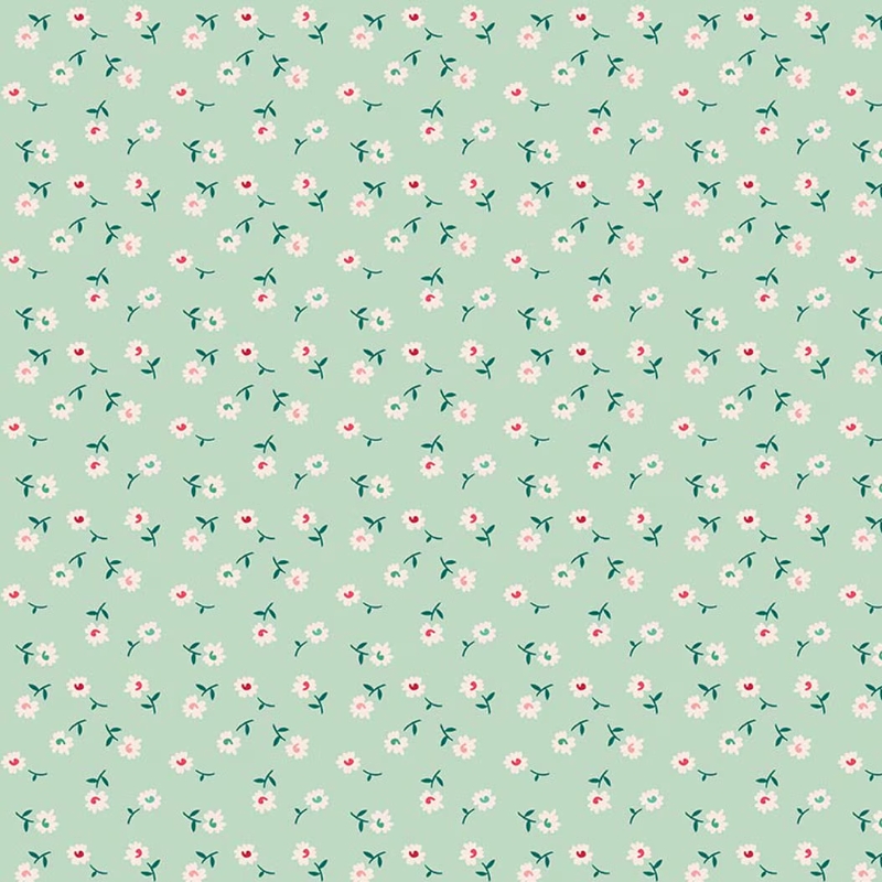 Berry & Sage Daisy Sage by Lori Holt for Riley Blake