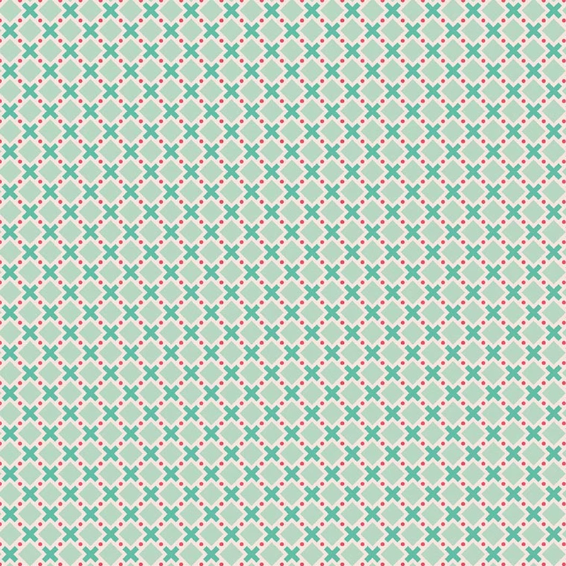 Berry & Sage Criss Cross Sage by Lori Holt for Riley Blake