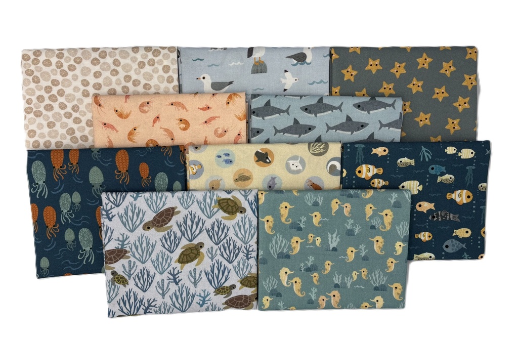 Beyond the Sea Fat Quarter Bundle by Dear Stella