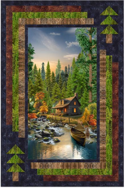 Woodland Retreat Quilt by Timeless Treasures