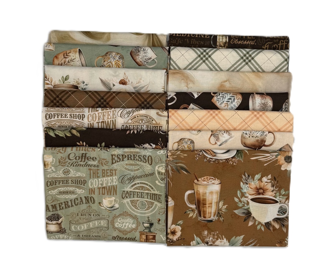 Coffee Time Fat Quarter Bundle
