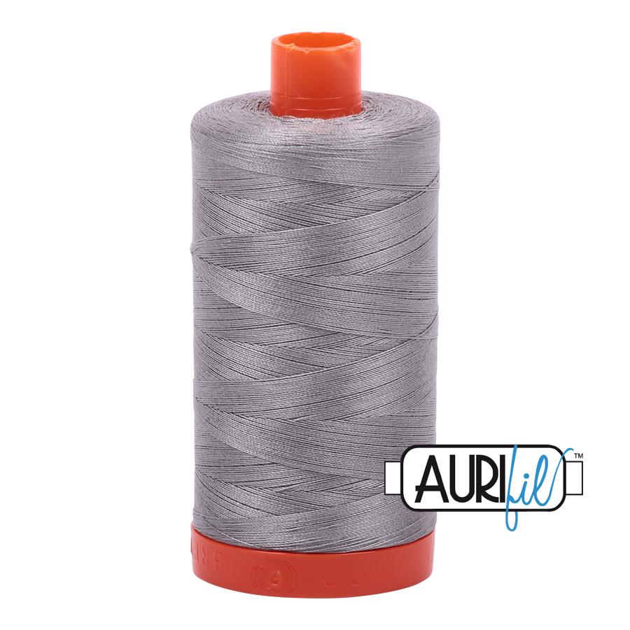 Aurifil 50 Wt. Thread - Stainless Steel 2620