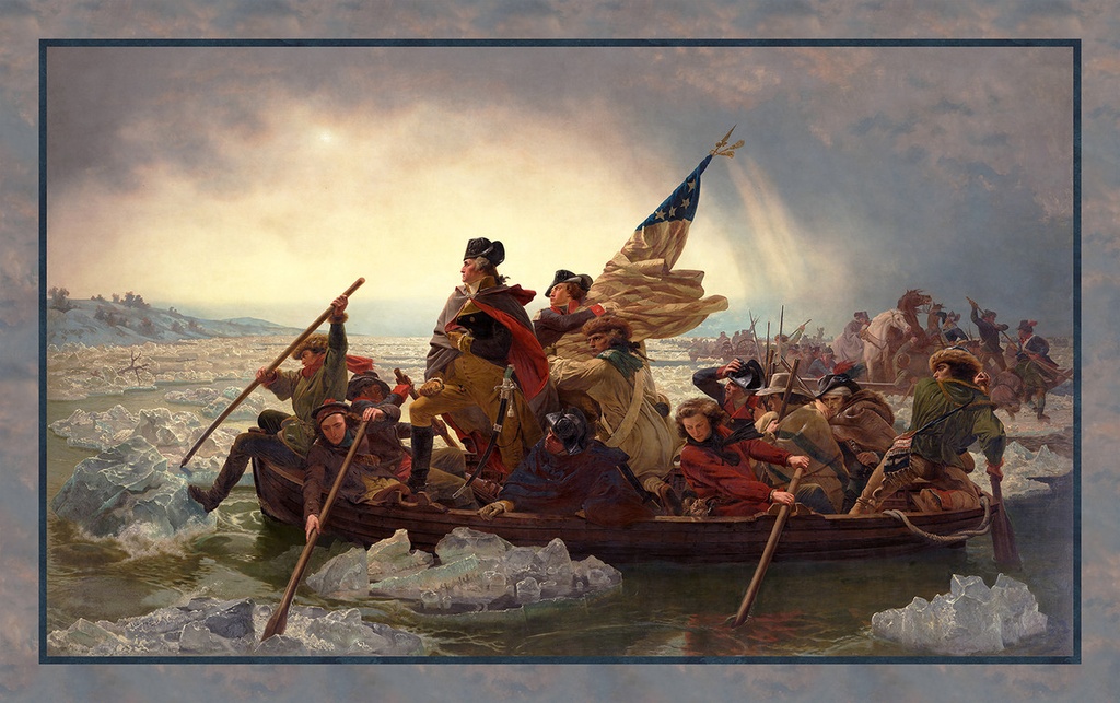 Washington's Crossing Painting Panel from Studio E