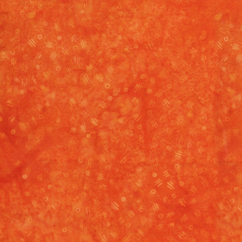 Spring Fling Batik Seeds Orange Pumpkin from Lumin Fabrics