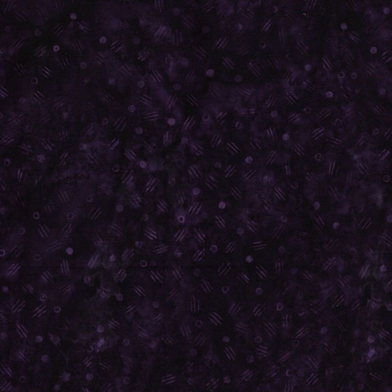 Spring Fling Batik Seeds Purple Eggplant from Lumin Fabrics