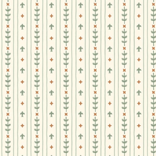 Faraway Kingdom Royal Stripe Sand from Riley Blake