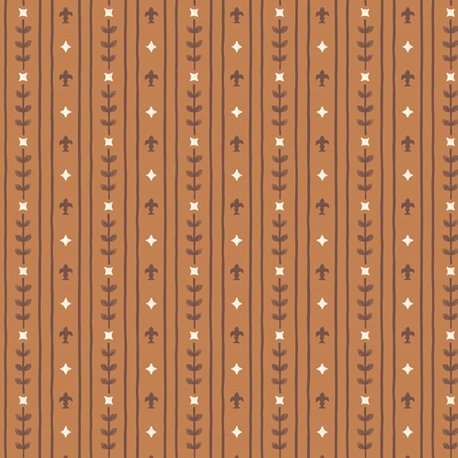 Faraway Kingdom Royal Stripe Earth from Riley Blake