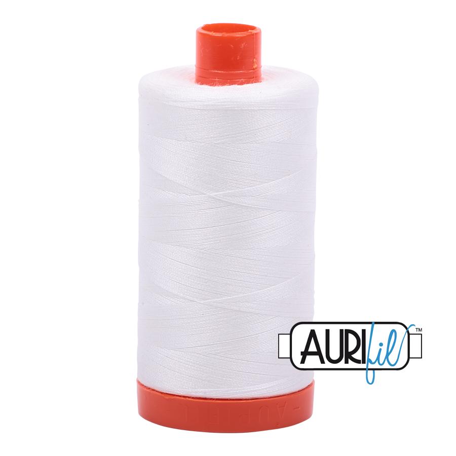 Aurifil 50 Wt. Thread- Natural White 2021