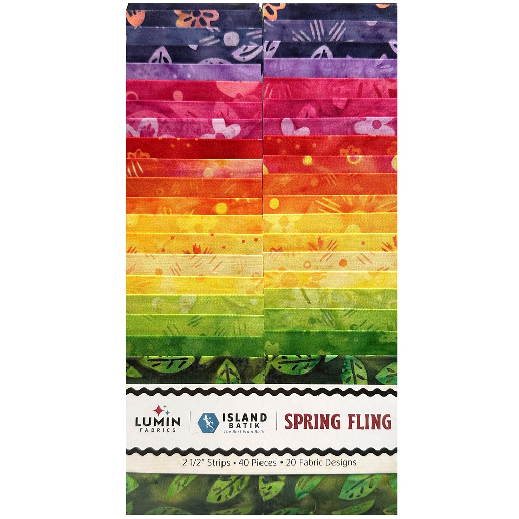 Spring Fling 2 1/2" Strip Pack from Lumin Fabrics