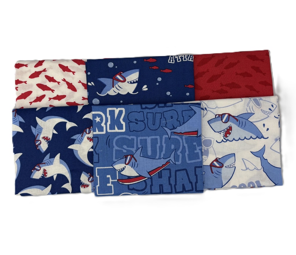 Shark Attack Fat Quarter Bundle