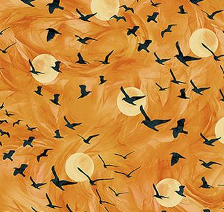 Raven's Call Flying Ravens Orange