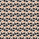 Sweet Treats Cats Black Glow in the Dark from Northcott
