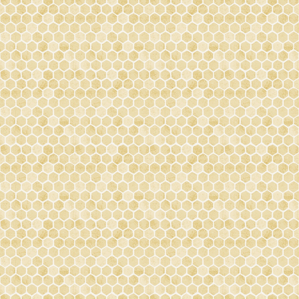 Sweet Honey Bee Honeycomb Yellow from Lumin Fabrics