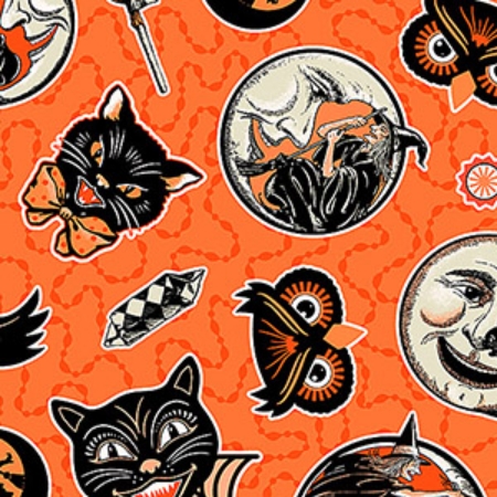 Haunted Hollow Ephemera Beggars Night from Northcott Fabrics