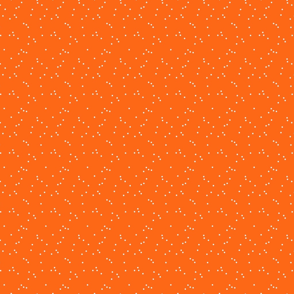 Sweet Treats Stars Orange Glow in the Dark from Northcott