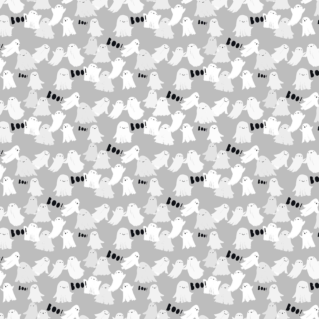Sweet Treats Ghosts Gray from Northcott