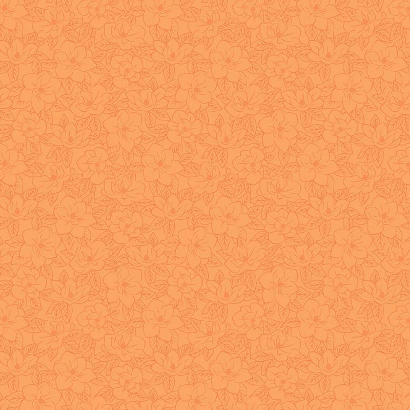 Southern Charm Magnolia Tonal Orange from Riley Blake