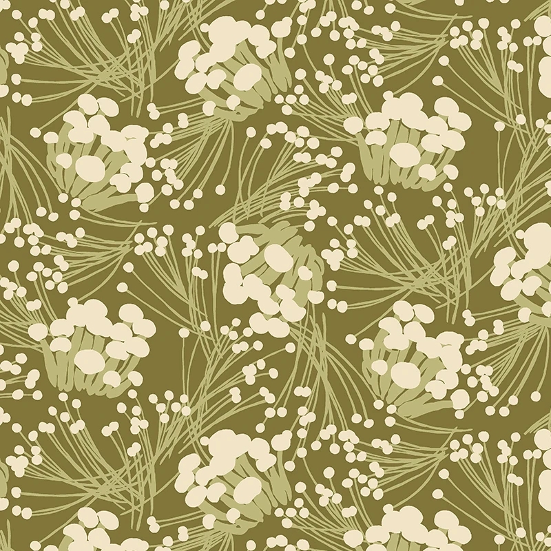Forage Enoki Moss from Free Spirit Fabrics
