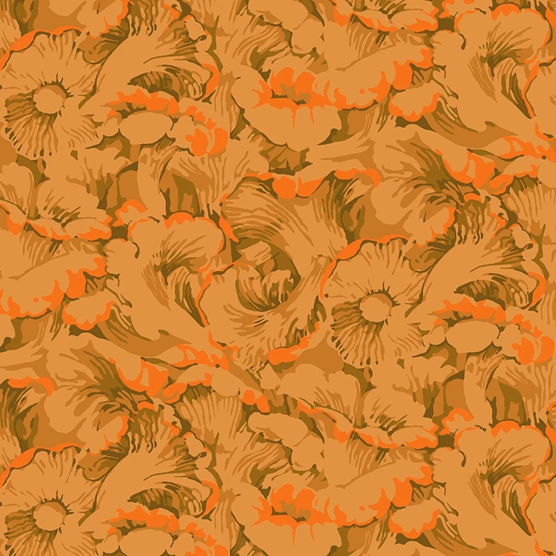 Forage Chanterelle Ochre from Free Spirit Fabrics