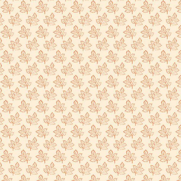 Sanibel Island Leaf Orange from Marcus Fabrics